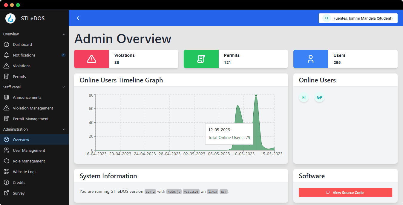 Administrative User and Role Management
